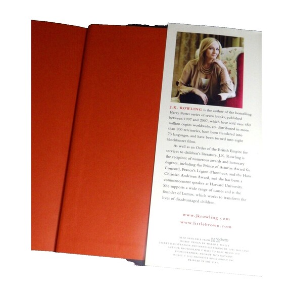 The Casual Vacancy by J K Rowling 2012 Hardcover Dust Jacket HCDJ - Picture 6 of 15